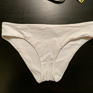 Victoria Secret White Classic Hipster Swim Bottom